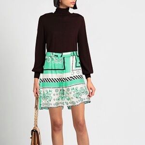 GORGEOUS STYLISH SIMONA CORSELLINI BERMUDA PATTERNED SHORTS MADE IN ITALY -‎ EUC